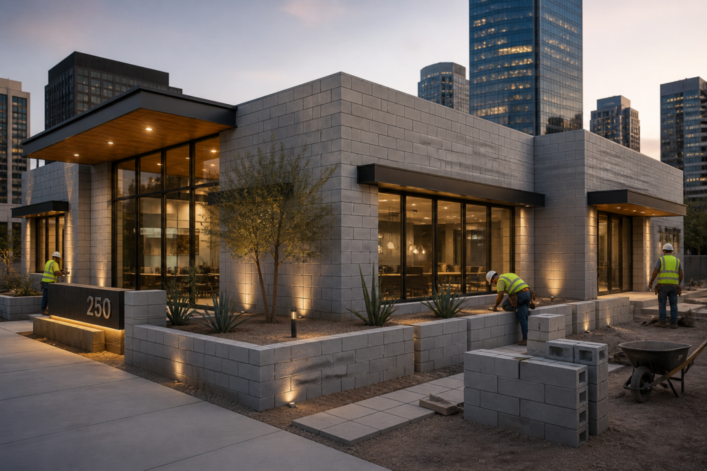 Choose the best building material for the Sonoran Desert! Compare CMU and brick for durability, energy efficiency, and aesthetic appeal to find the perfect fit.