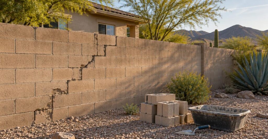 What each mortar type is for, how mortar differs from concrete and grout, how mixing and curing change in Arizona heat, and why matching a repair is so hard